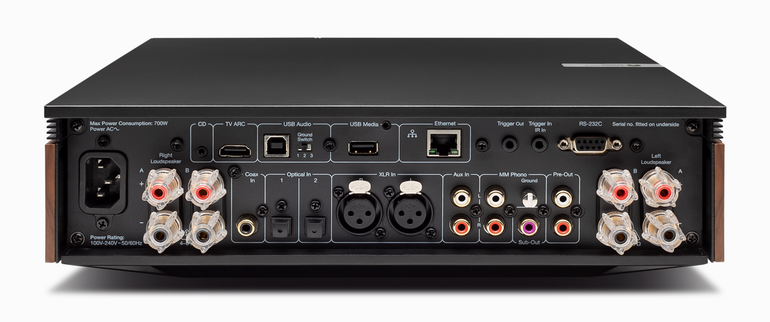 Cambridge Audio EVO 150 all-in-one-system rear system image