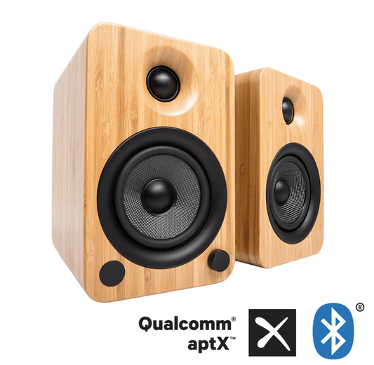 Kanto Audio Active Speakers Kanto Audio YU4 Active Speakers in Bamboo, front image