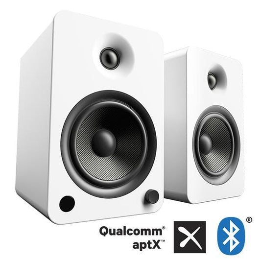 Kanto Audio YU6 Active Speakers in Matte White, front image