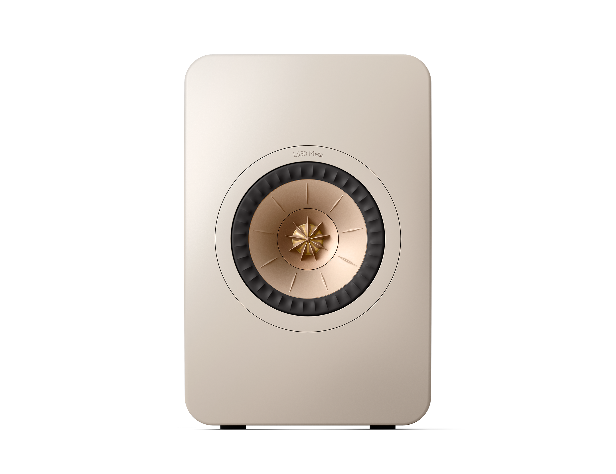 KEF LS50 Meta Passive Speakers in Sand Shell, individual speaker, front