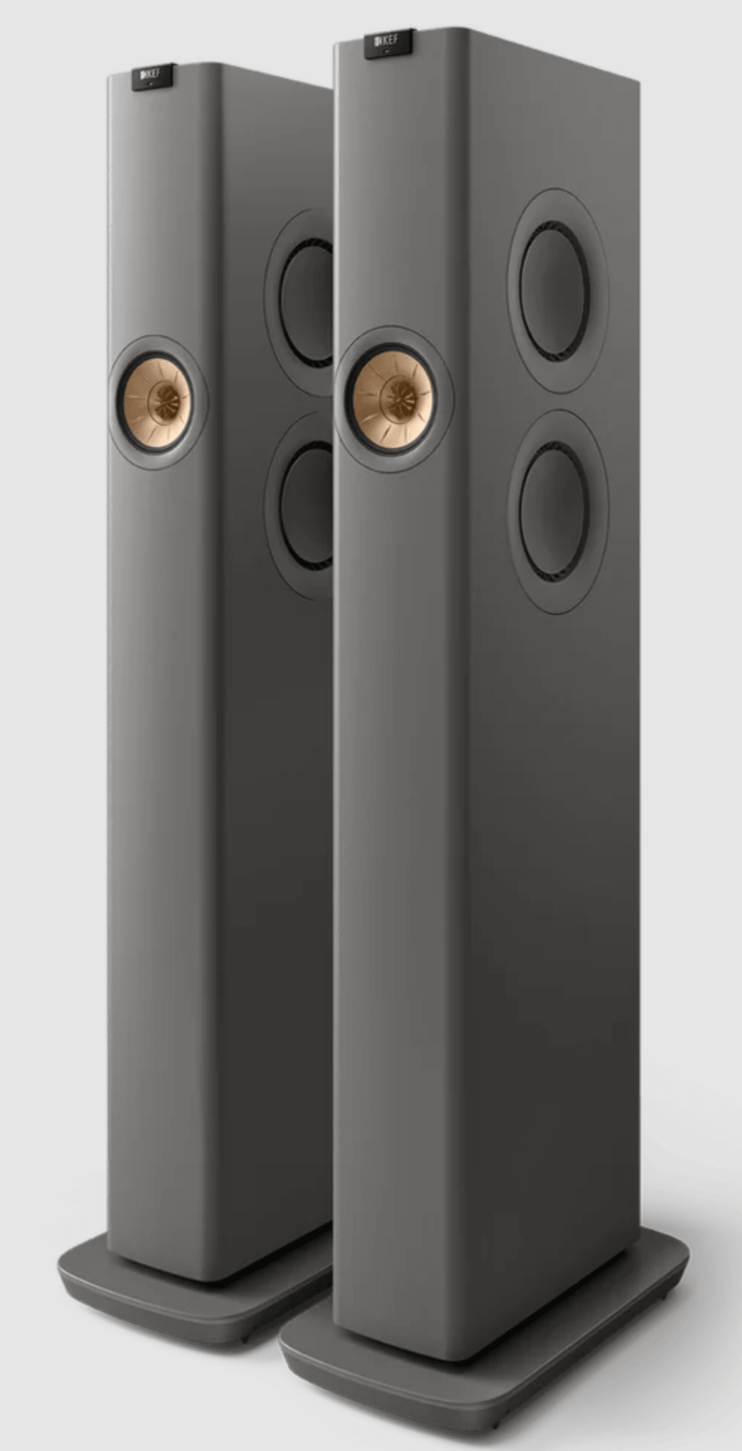 【中古】KEF LS60 Wireless Titanium Grey ペア KEF LS60 Wireless Floorstanding Speakers | Vinyl Revival | Melbourne