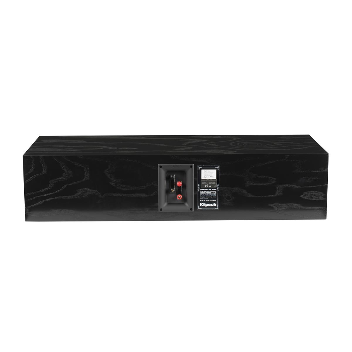 Klipsch RC-63 III Centre Speaker in Black, rear panel