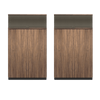 Klipsch Klipschorn AK7 Floorstanding Speakers in American Walnut with grille