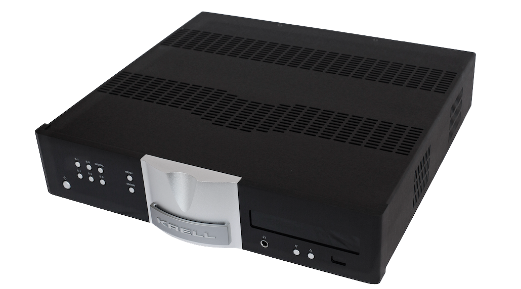 KRELL Illusion II Pre-Amplifier, top and front angled to the left