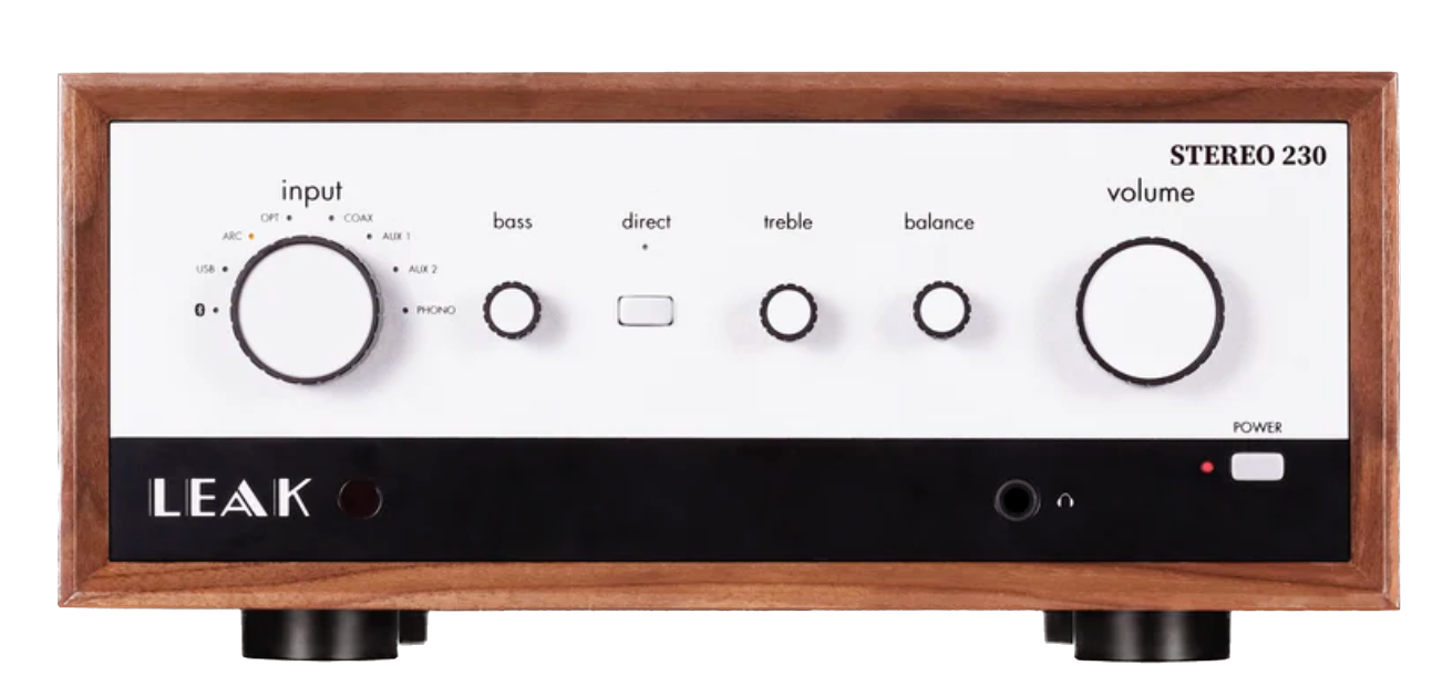 LEAK Audio Stereo 230 Integrated Amplifier, front