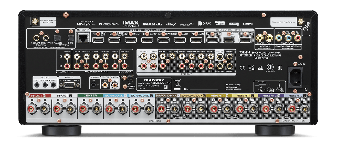 Marantz AV Receivers Marantz Cinema 40 9.4 Channel AV Receiver