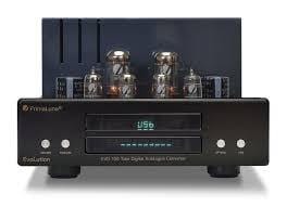 PrimaLuna EVO 100 Tube Digital Analog Converter in Black, no cover