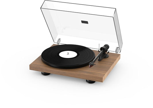 ProJect Audio Systems Turntables ProJect Debut Carbon EVO Turntable (Walnut) with Ortofon 2M Red Cartridge