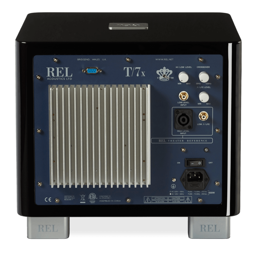 REL Acoustics Subwoofers REL T/7x Subwoofer (High Gloss Black)