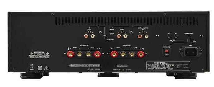 Rotel RMB-1504 Digital Distribution Power Amplifier, rear of unit