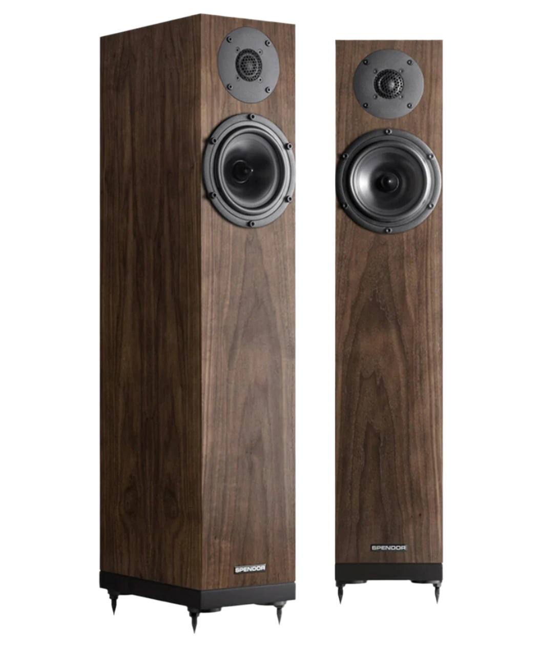 Spendor A2 Floorstanding Speakers in Dark Walnut