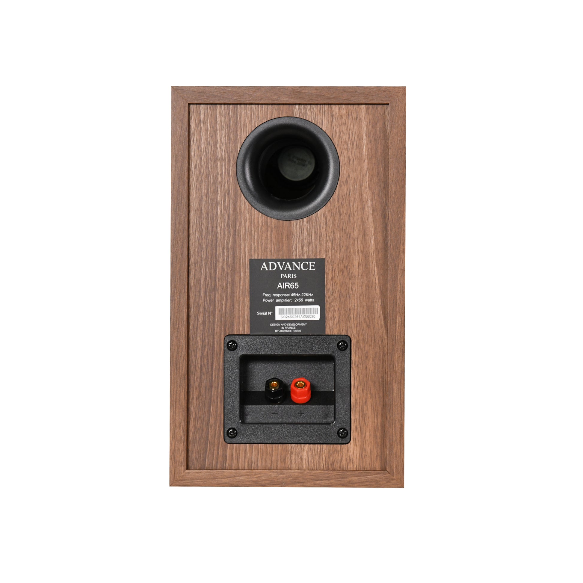 The Advance Paris KC-100 are a 2-way bookshelf speaker (walnut) perfect for your studio, living room or office. The ideal companion for MyConnect 60 for a connected and efficient system! back image