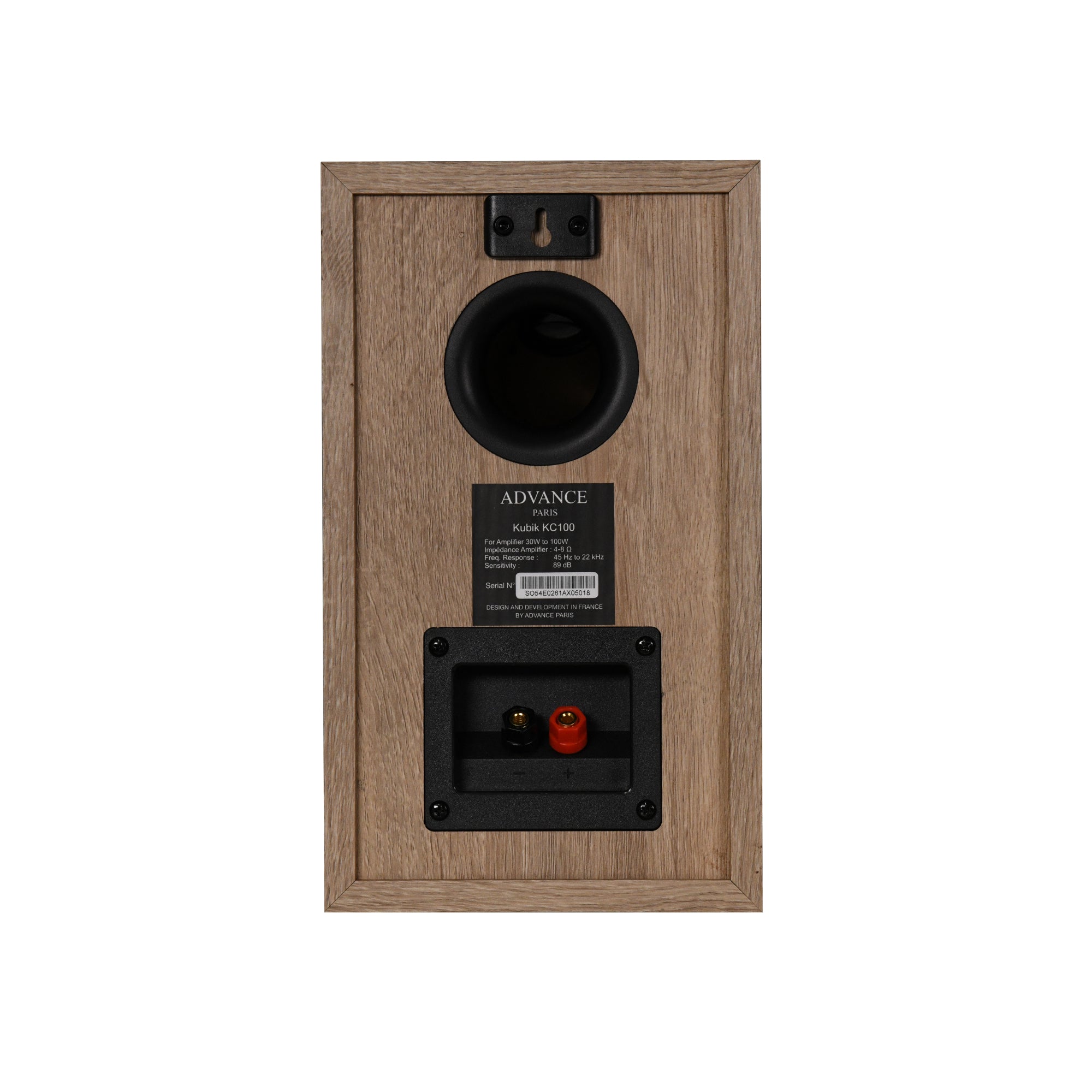 Advance Paris 2-way bookshelf speaker (white) perfect for your studio, living room or office. The ideal companion for MyConnect 60 for a connected and efficient system! back Image