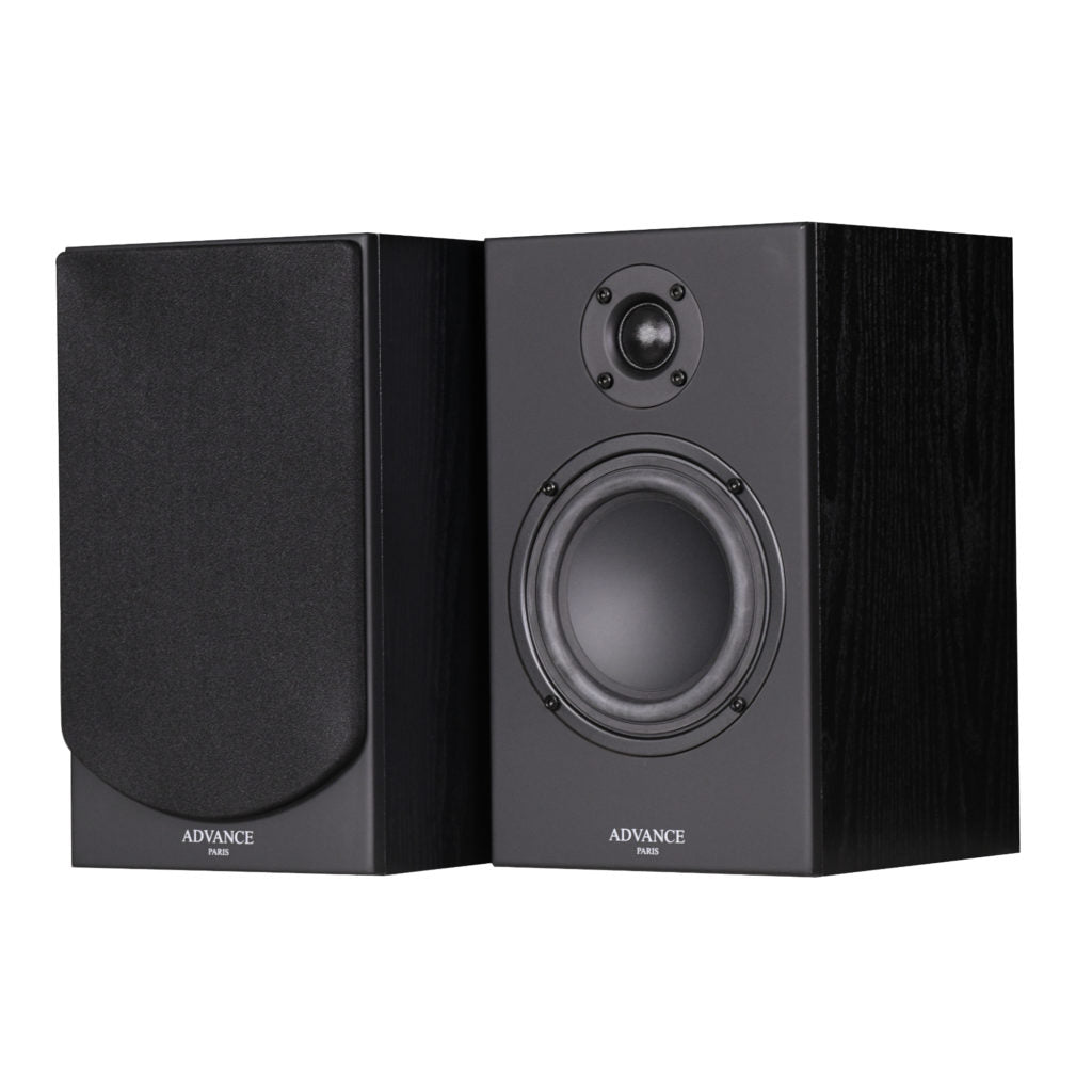 The Advance Paris KC-100 are a 2-way bookshelf speaker (black) perfect for your studio, living room or office. The ideal companion for MyConnect 60 for a connected and efficient system! Front image