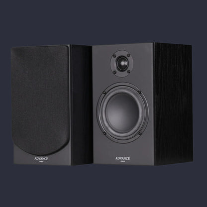 The Advance Paris KC-100 are a 2-way bookshelf speaker (black) perfect for your studio, living room or office. The ideal companion for MyConnect 60 for a connected and efficient system! Front image