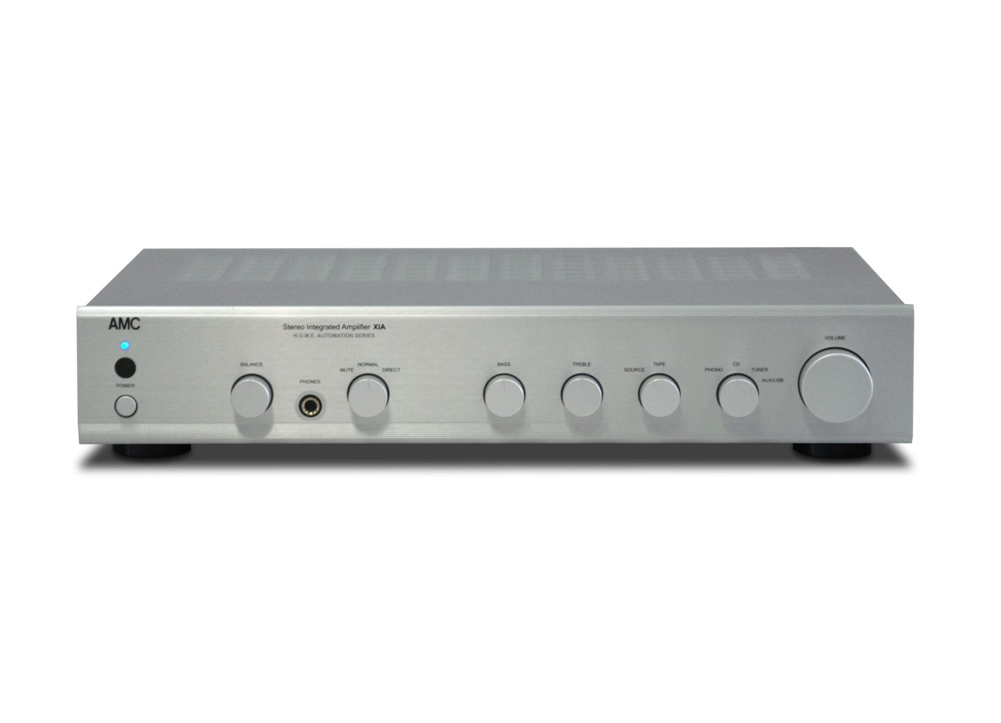 AMC XIA50 Integrated Stereo Amplifier. Silver Front image