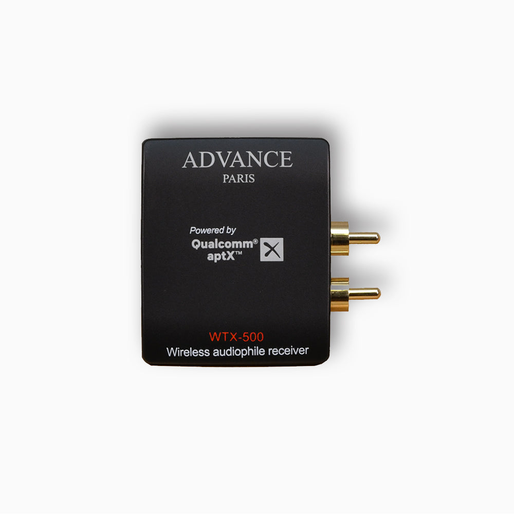 The Advance Paris WTX-500 is a Compact size aptX Bluetooth receiver. Front Image