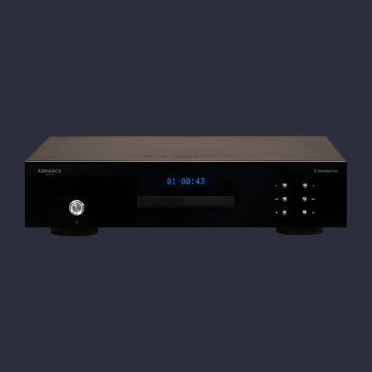 The Advance Paris X-CD1000 EVO CD Player is the epitome of audio refinement and precision, seamlessly delivering the purest, music reproduction. Front Image