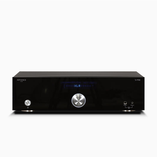 The Advance Paris X-P700 Preamplifier is a flagship audio component, a new standard in audio reproduction. Front Image