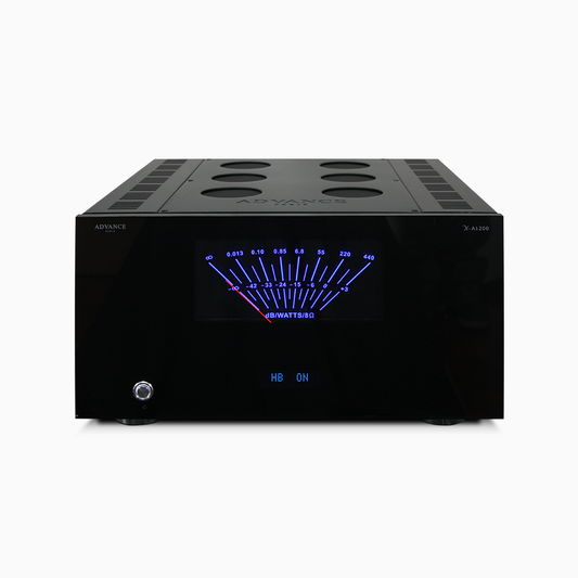 The X-A1200 mono power amplifier is designed to exceed expectations. Front image