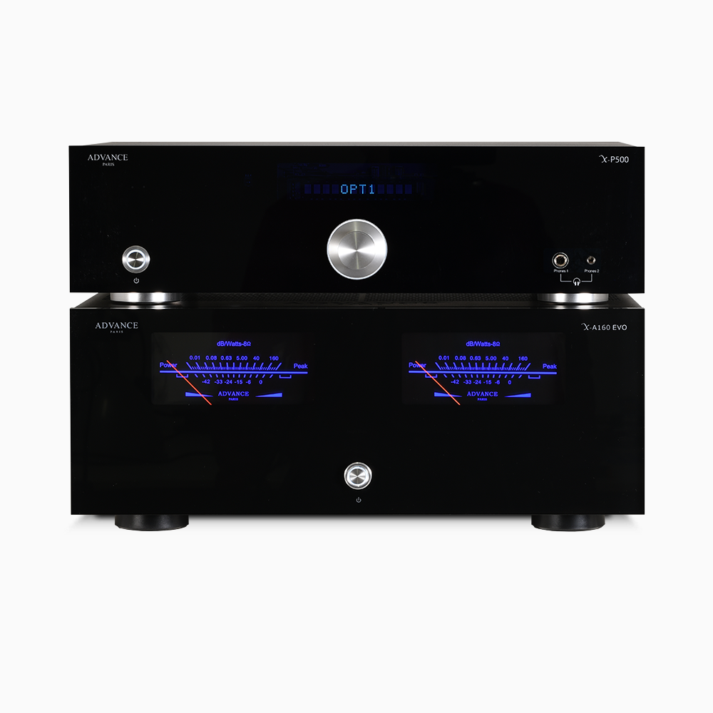 The Advance Paris XA160 EVO  is a Stereo Power Amplifier. Front Image2