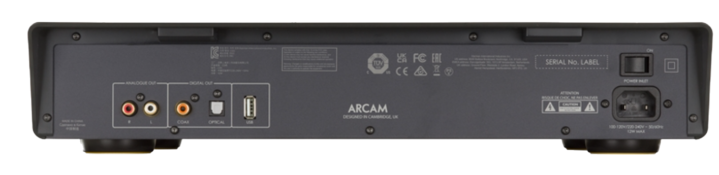 Arcam CD5 CD Player, back