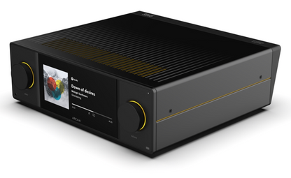 Arcam SA45 Streaming Integrated Amplifier, angled view