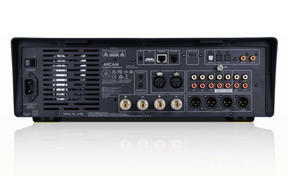 Arcam SA45 Streaming Integrated Amplifier, back of unit