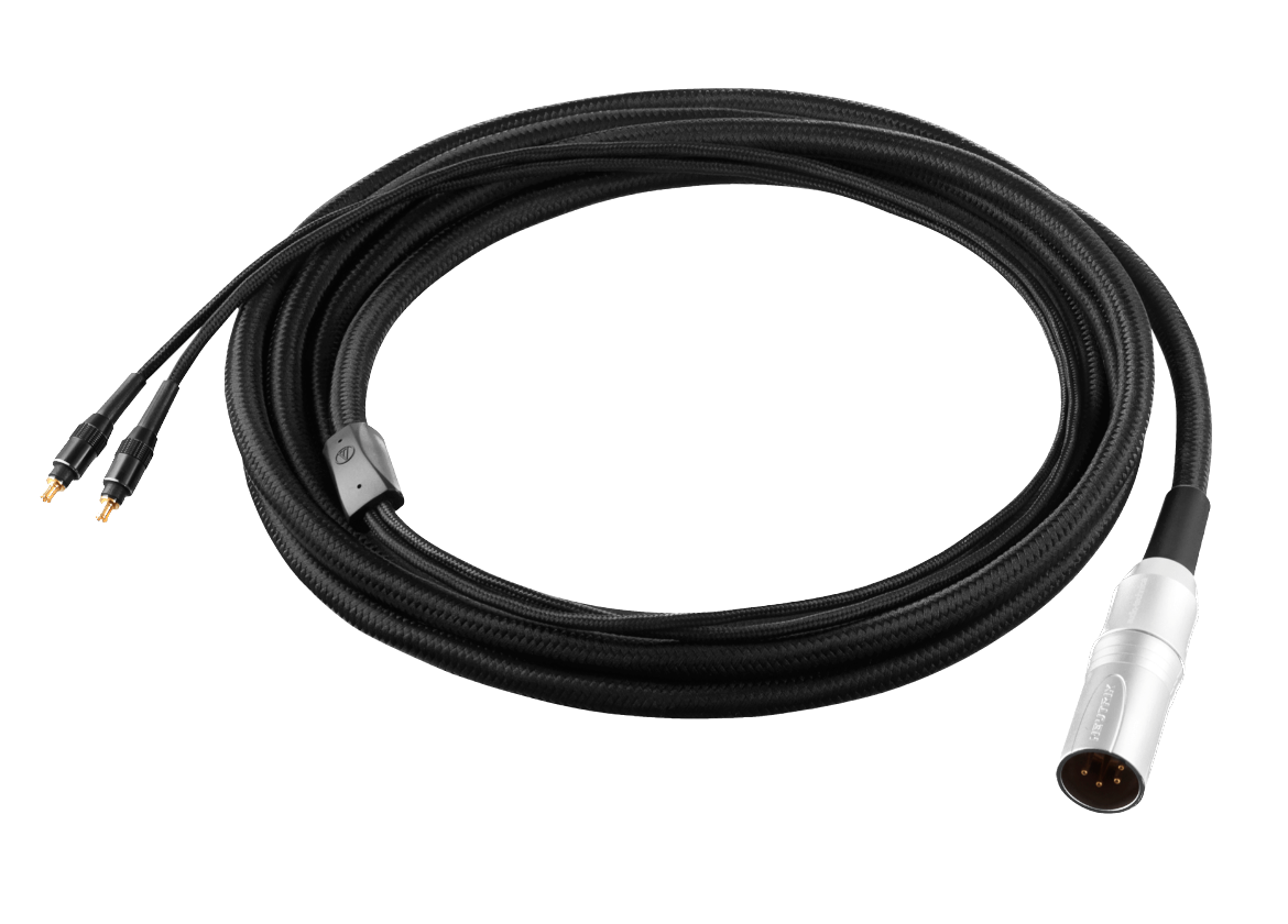 Audio Technica ATH-ADX5000 Open Air Dynamic Headphones, cables