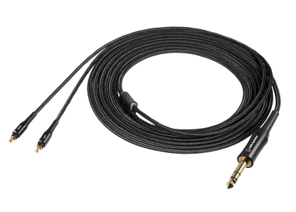 Audio Technica ATH-AWAS Closed-Back Dynamic Wooden Headphones, cables with stereo plug