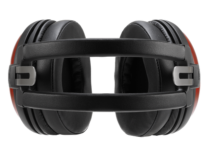 Audio Technica ATH-AWAS Closed-Back Dynamic Wooden Headphones, top