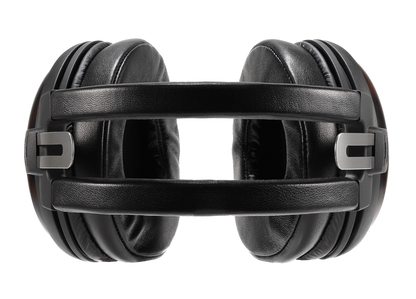 Audio Technica ATH-AWKT Closed-Back Dynamic Wooden Headphones, top