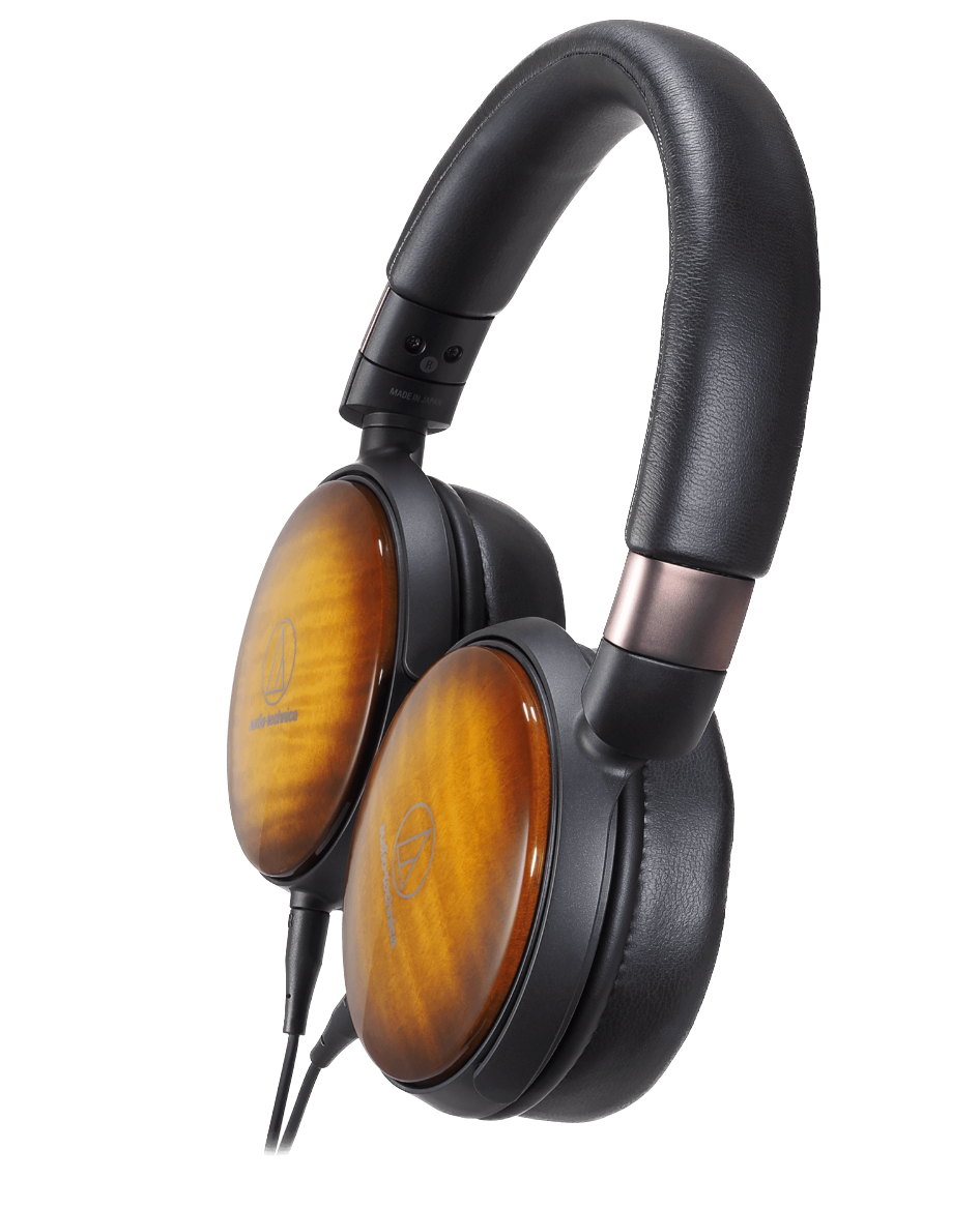 Audio Technica ATH-WP900 Over Ear Wooden Headphones, profile