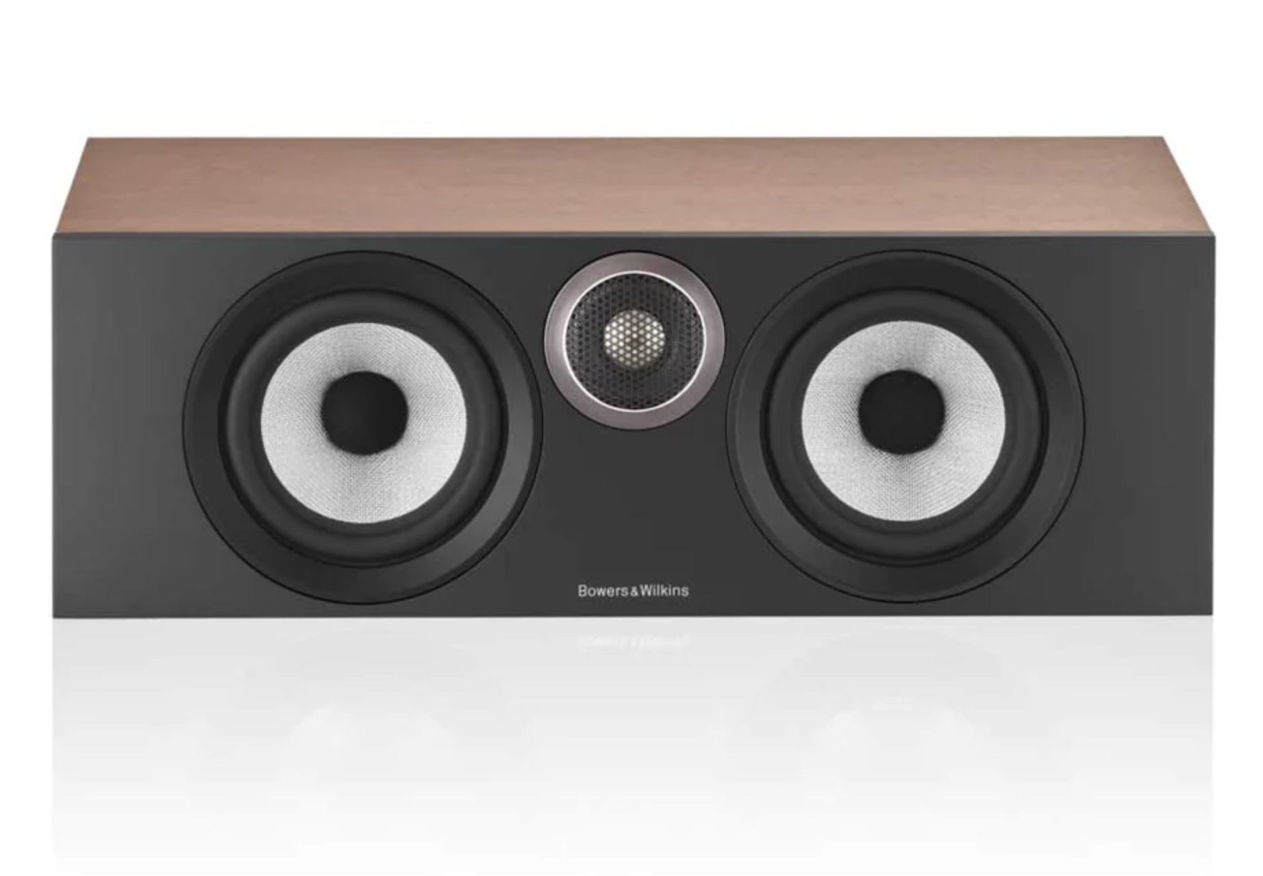 B&W HTM6 S3 Centre Channel Speaker in Cherry/black. Front image