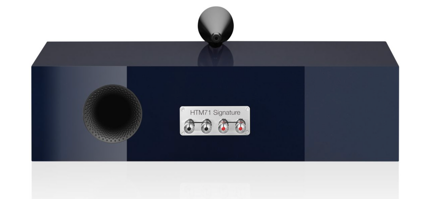 Bowers and Wilkins MTM71 S3 Signature Centre Channel Speaker in Midnight Blue Metallic. Image of back