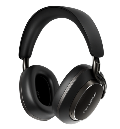 Bowers and Wilkins Px8 S2 Noise Cancelling Headphones in Onyx Black, right cup shown
