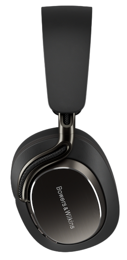 Bowers and Wilkins Px8 S2 Noise Cancelling Headphones in Onyx Black in profile