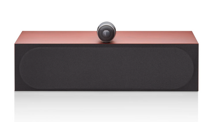B&W HTM71 S3 Centre Channel Speaker in Rosenut. Front image with grille