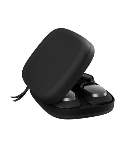 B&W Px7 S3 Noise Cancelling Headphones in Anthracite Black, in their box