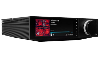 Cambridge Audio EVO 150 SE Streaming Amplifier, angled view