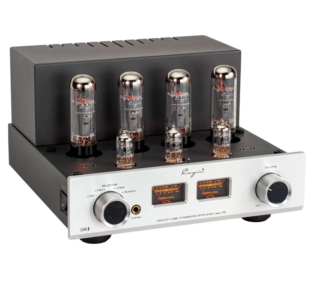  Cayin Jazz 70 EL34 Integrated Tube Amplifier in Silver