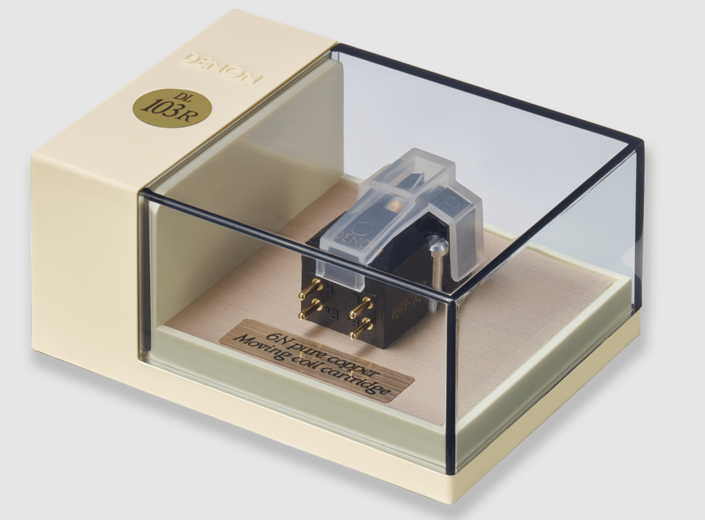 Denon DL-103R Moving Coil Cartridge, in packaging