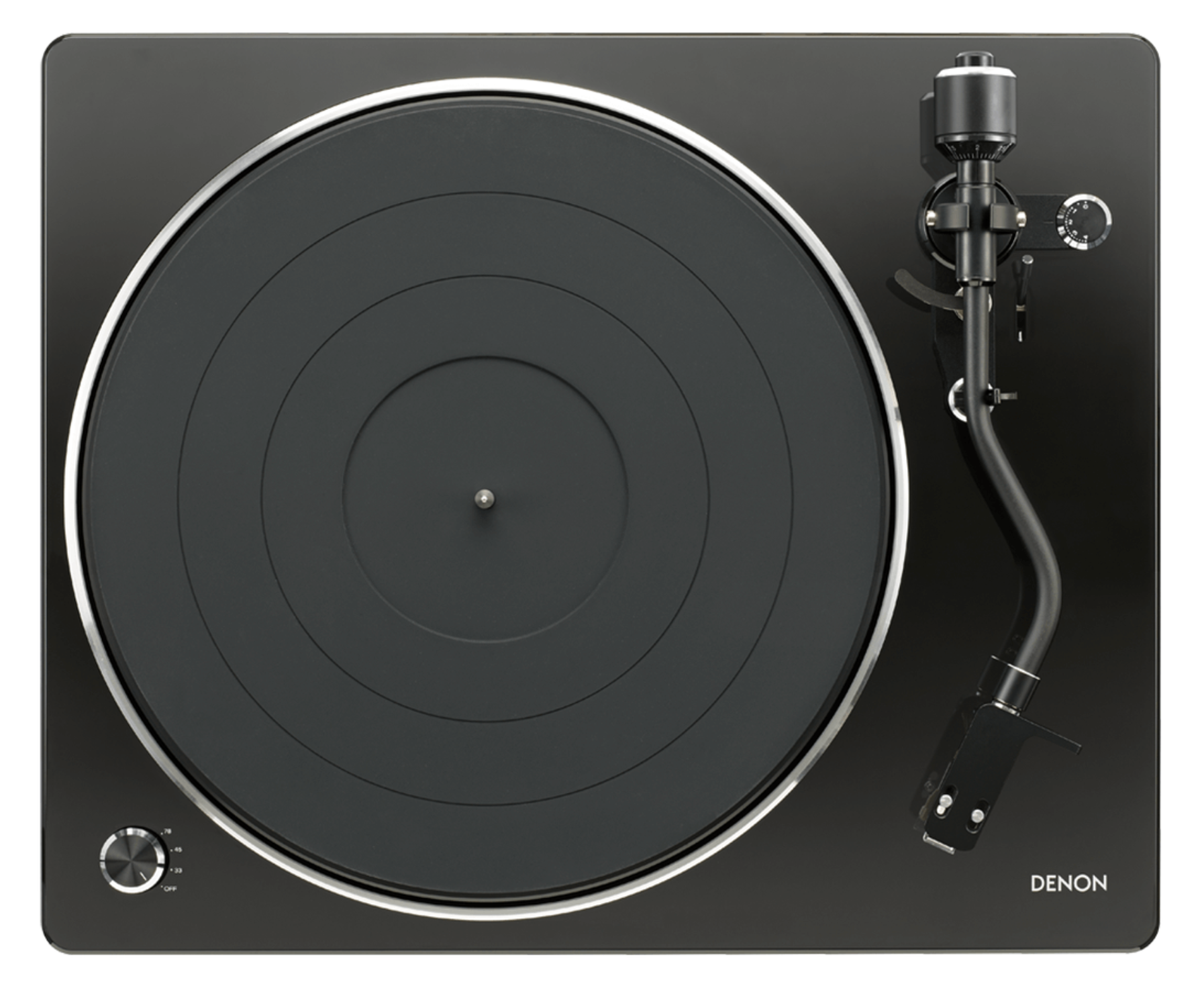 Denon DP-450USB Turntable with USB & Phono Preamp, helicopter view