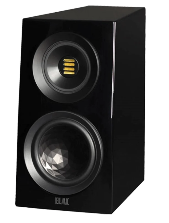 Elac Concentro S 503 Bookshelf Speakers in Black - image of angle