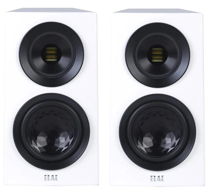 Elac Concentro S 503 Bookshelf Speakers in White - image of pair