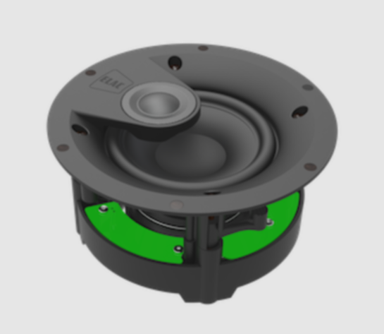 ELAC Vertex IC-V61-W 6.5″ In-ceiling Speaker front and side