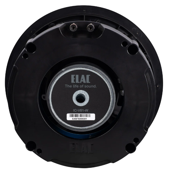 ELAC Vertex IC-V81-W 8" In-Ceiling 2-way Speaker. Top