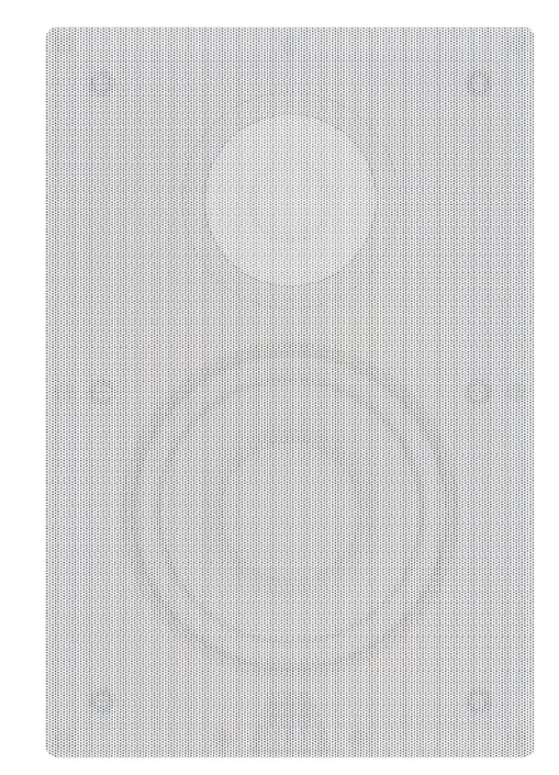 ELAC Vertex IW-V61-W 6.5 Inch In-Wall Speaker. Front image with mesh
