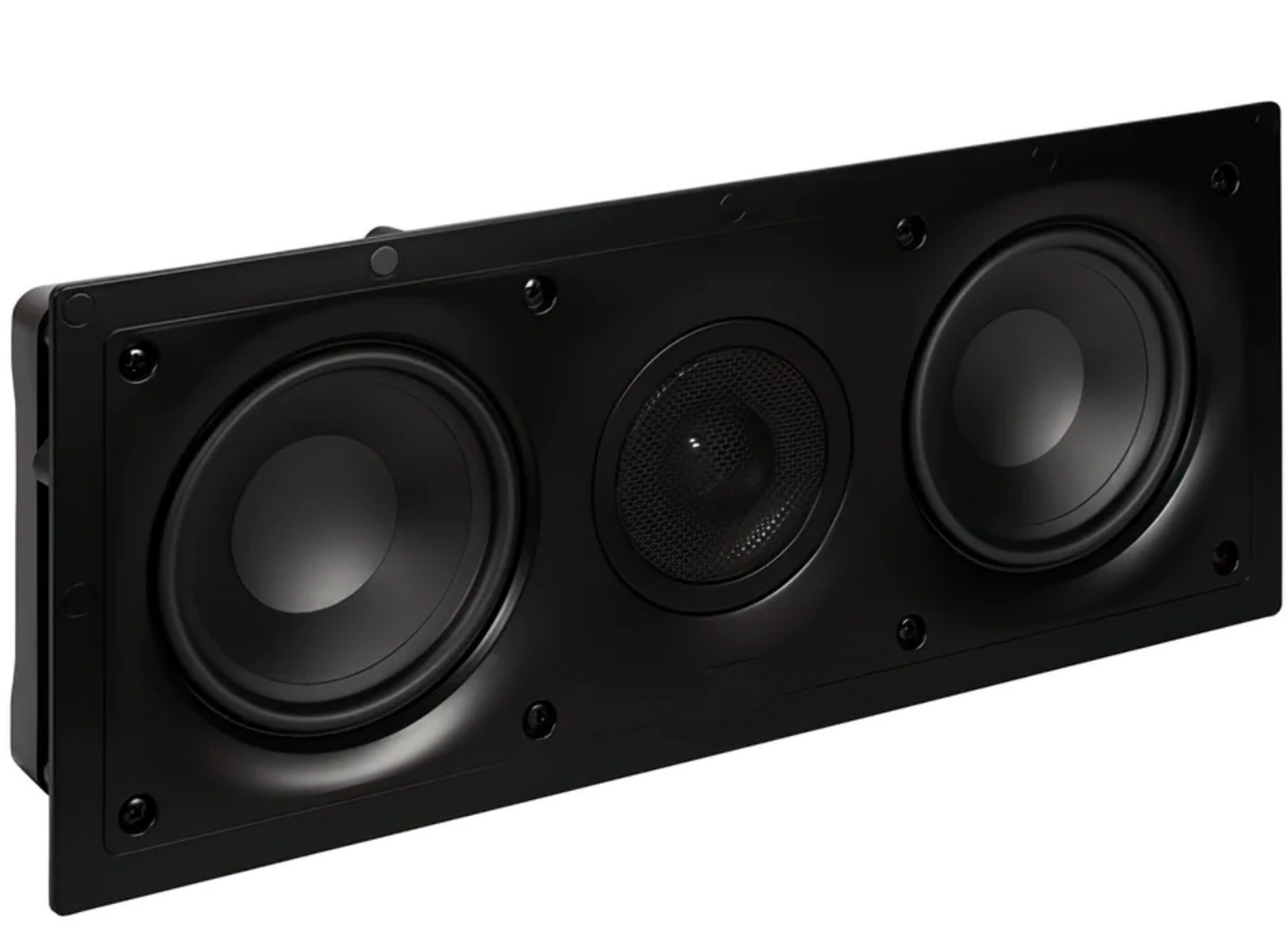 ELAC Vertex IW-VC51-W Dual In-Wall Centre Speaker. Angled image