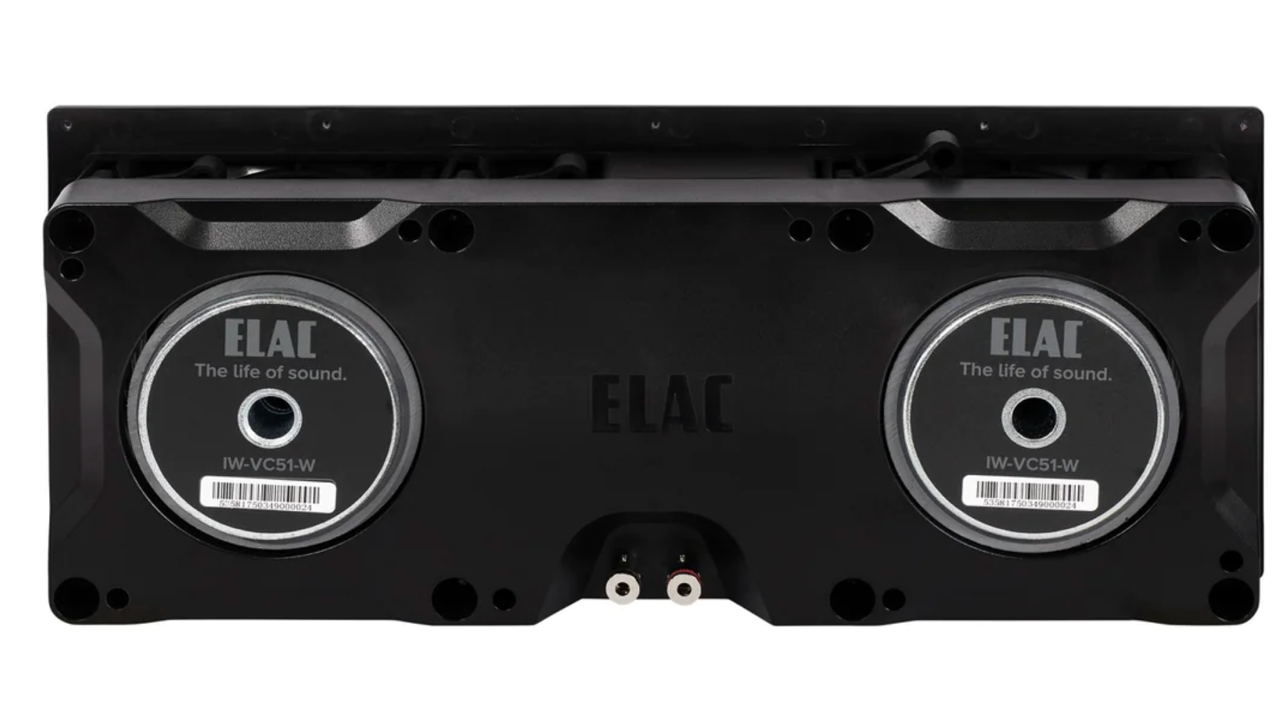 ELAC Vertex IW-VC51-W Dual In-Wall Centre Speaker. Back image